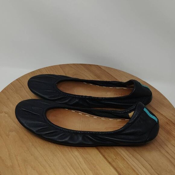 Tieks by Gavrieli Black Leather Ballet Flats- Womens- Size 7 - Picture 3 of 12